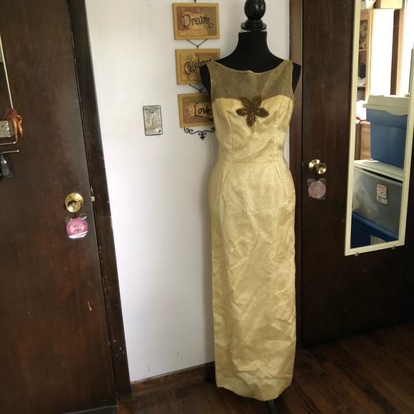 Dresses & Skirts - Handmade vintage Gold dress